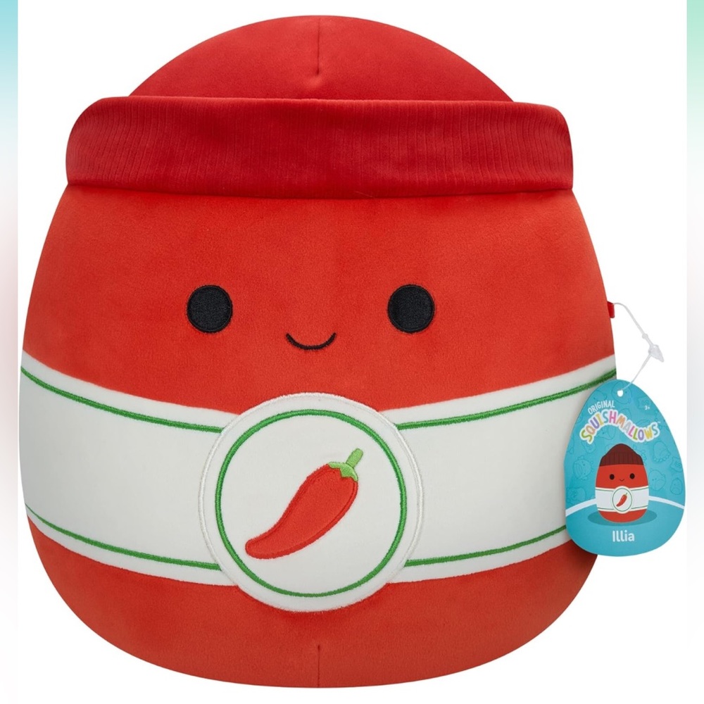 Squishmallows Original 16” Illia Red Sriracha Large Ultrasoft Jazwares Plush